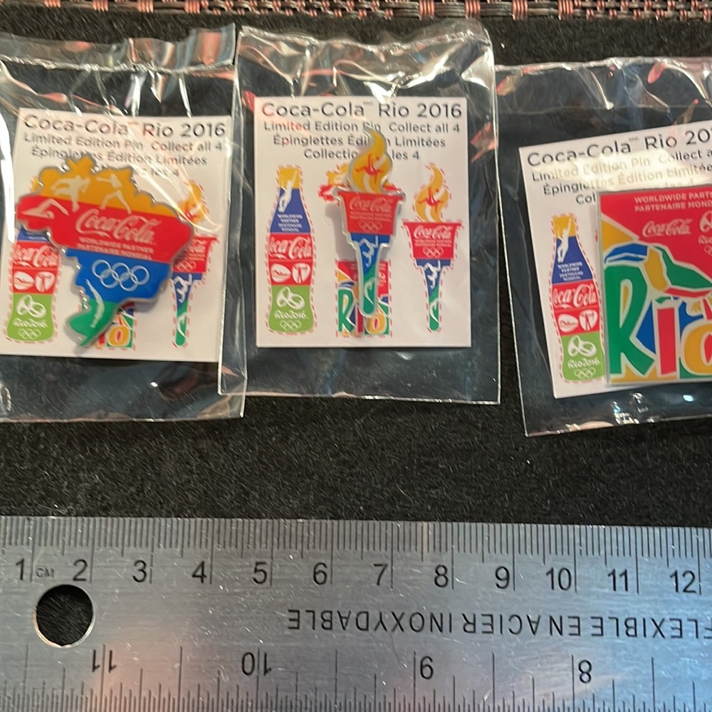 Coca Cola Rio 2016 Limited Edition Pin Set - Picture 7 of 7